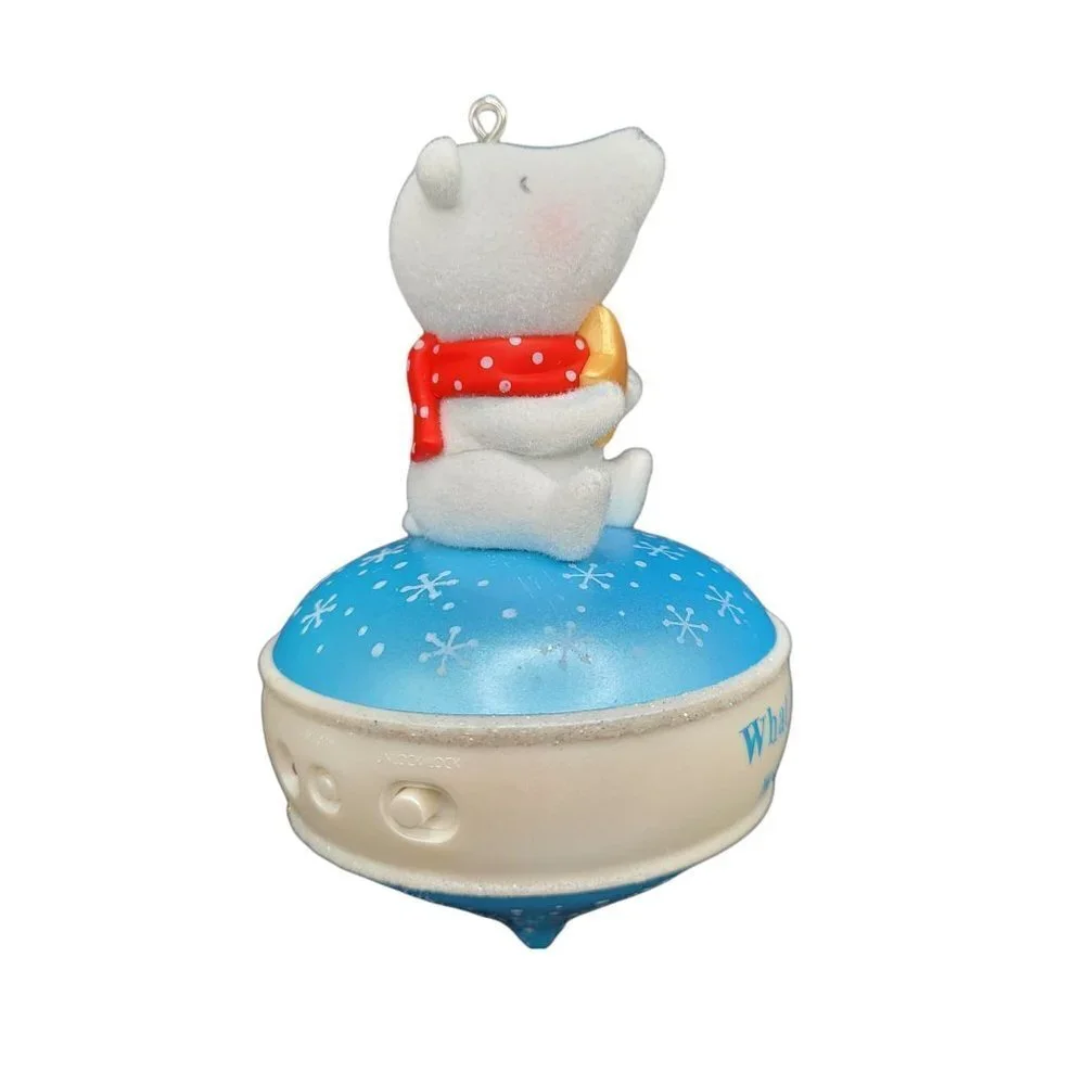 Hallmark Keepsake Recordable Ornament What Will You Wish For Polar Bear 2010